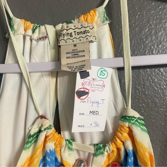 Colorful Wave Pattern Dress - Picture 4 of 4